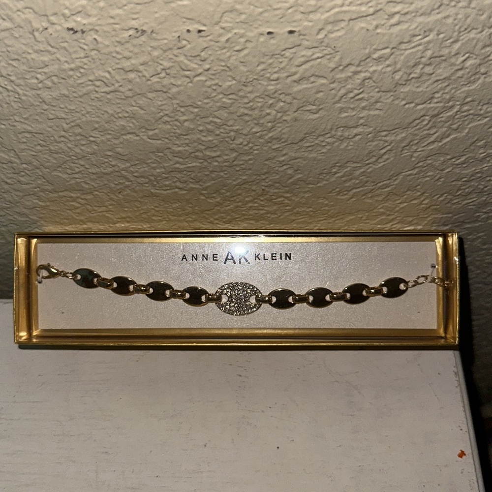 Anne Klein gold tone bracelet